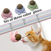 Catnip Balls That Stick On Wall Catnip Balls For Cat Catnip Toys For Cats Healthy Kitty Teeth Cleaning Dental Chew Toys Cat Wall Treats